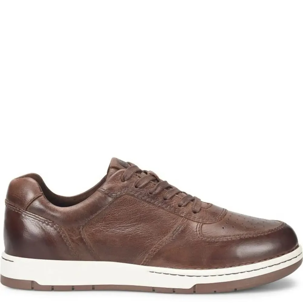 Born Men's Brown Leather Captain Sneakers Size 13